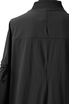 画像をギャラリービューアに読み込む, thomkrom MA-1 JACKET / ELASTIC NYLON (BLACK)