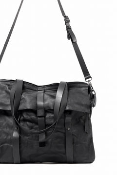 画像をギャラリービューアに読み込む, PAL OFFNER 2WAY FLAP BAG LARGE / CALF LEATHER (BLACK)