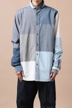 画像をギャラリービューアに読み込む, forme d'expression Club Shirt (Blue Tiles)
