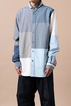 画像をギャラリービューアに読み込む, forme d'expression Club Shirt (Blue Tiles)