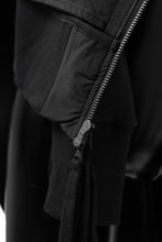 画像をギャラリービューアに読み込む, thomkrom MA-1 JACKET / ELASTIC NYLON (BLACK)