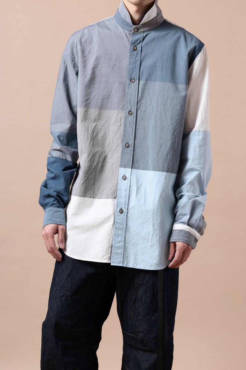 画像をギャラリービューアに読み込む, forme d'expression Club Shirt (Blue Tiles)