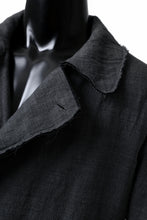 画像をギャラリービューアに読み込む, daub OFFICERS OVER COAT / VIRGIN WOOL + METALLIC FIBER (DARK GREY)