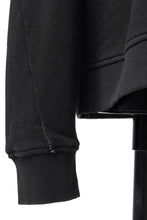 画像をギャラリービューアに読み込む, thomkrom OVERLOCKED RELAX L/S TOPS / FRENCH TERRY ORGANIC (BLACK)