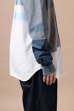 画像をギャラリービューアに読み込む, forme d'expression Club Shirt (Blue Tiles)
