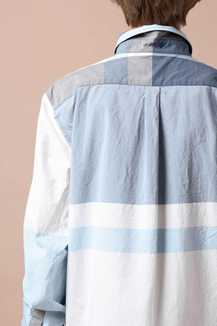 画像をギャラリービューアに読み込む, forme d'expression Club Shirt (Blue Tiles)