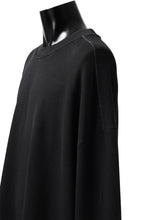 画像をギャラリービューアに読み込む, thomkrom OVERLOCKED RELAX L/S TOPS / FRENCH TERRY ORGANIC (BLACK)