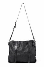 画像をギャラリービューアに読み込む, PAL OFFNER 2WAY FLAP BAG LARGE / CALF LEATHER (BLACK)