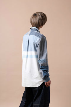 画像をギャラリービューアに読み込む, forme d'expression Club Shirt (Blue Tiles)
