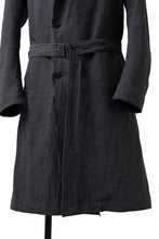 画像をギャラリービューアに読み込む, daub OFFICERS OVER COAT / VIRGIN WOOL + METALLIC FIBER (DARK GREY)