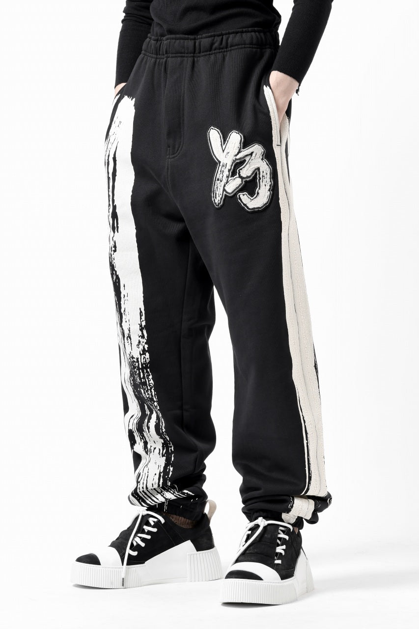 画像をギャラリービューアに読み込む, Y-3 Yohji Yamamoto LOGO FIT JOGGER PANTS / ORGANIC COTTON (BLACK)
