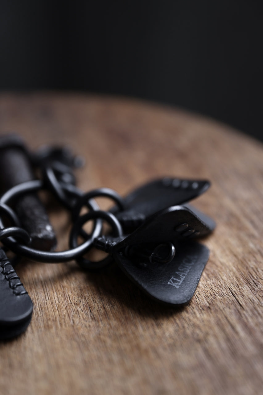 画像をギャラリービューアに読み込む, KLASICA COBIN Ⅱ KEY HOLDER / TEMPESTI ELBAMATTE (BLACK)