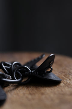 画像をギャラリービューアに読み込む, KLASICA COBIN Ⅱ KEY HOLDER / TEMPESTI ELBAMATTE (BLACK)