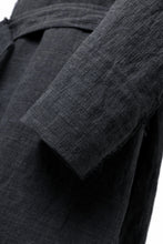 画像をギャラリービューアに読み込む, daub OFFICERS OVER COAT / VIRGIN WOOL + METALLIC FIBER (DARK GREY)