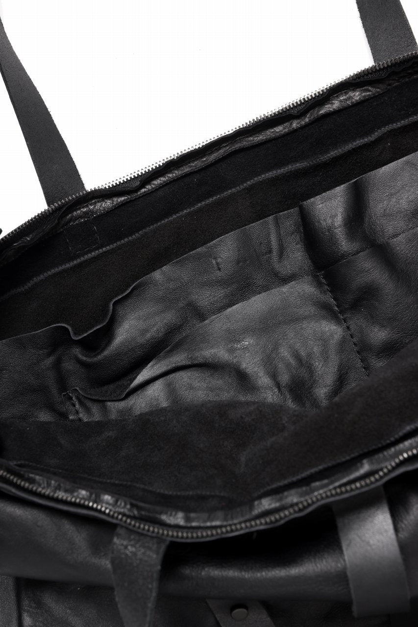 画像をギャラリービューアに読み込む, PAL OFFNER 2WAY FLAP BAG LARGE / CALF LEATHER (BLACK)