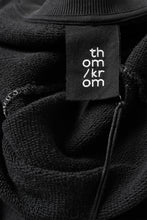 画像をギャラリービューアに読み込む, thomkrom OVERLOCKED RELAX L/S TOPS / FRENCH TERRY ORGANIC (BLACK)
