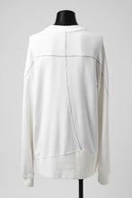 画像をギャラリービューアに読み込む, thomkrom OVERLOCKED RELAX L/S TOPS / FRENCH TERRY ORGANIC (OFF WHITE)