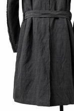 画像をギャラリービューアに読み込む, daub OFFICERS OVER COAT / VIRGIN WOOL + METALLIC FIBER (DARK GREY)