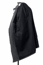 画像をギャラリービューアに読み込む, daub OFFICERS OVER COAT / VIRGIN WOOL + METALLIC FIBER (DARK GREY)