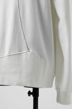 画像をギャラリービューアに読み込む, thomkrom OVERLOCKED RELAX L/S TOPS / FRENCH TERRY ORGANIC (OFF WHITE)