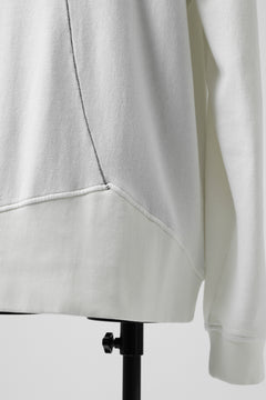 画像をギャラリービューアに読み込む, thomkrom OVERLOCKED RELAX L/S TOPS / FRENCH TERRY ORGANIC (OFF WHITE)