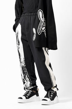 画像をギャラリービューアに読み込む, Y-3 Yohji Yamamoto LOGO FIT JOGGER PANTS / ORGANIC COTTON (BLACK)
