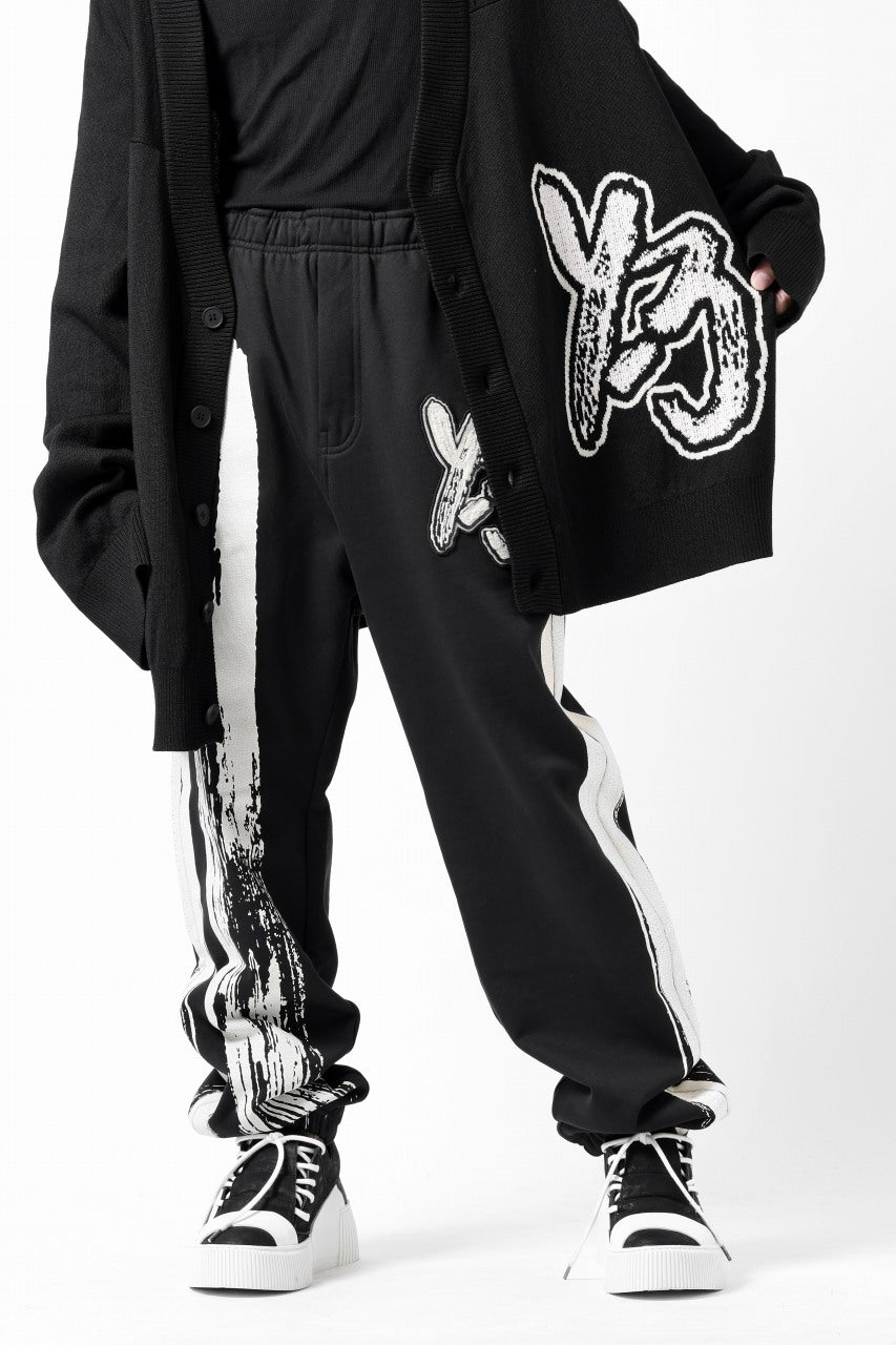 画像をギャラリービューアに読み込む, Y-3 Yohji Yamamoto LOGO FIT JOGGER PANTS / ORGANIC COTTON (BLACK)