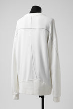 画像をギャラリービューアに読み込む, thomkrom OVERLOCKED RELAX L/S TOPS / FRENCH TERRY ORGANIC (OFF WHITE)