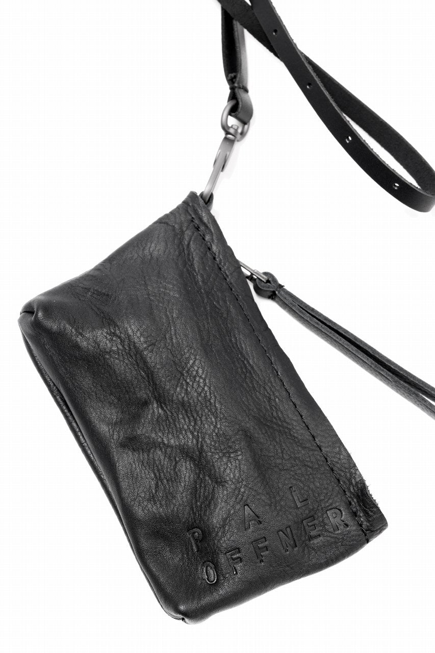 画像をギャラリービューアに読み込む, PAL OFFNER KEY BAG with STRAP HOLDER / CALF LEATHER (BLACK)