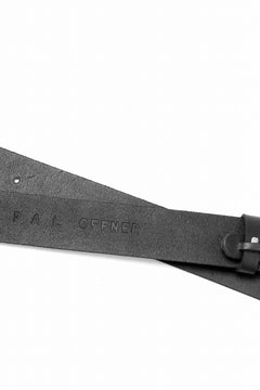画像をギャラリービューアに読み込む, PAL OFFNER WIDE BELT / CALF LEATHER (BLACK)