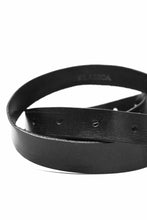 画像をギャラリービューアに読み込む, KLASICA exclusive NARROW LEATHER BELT / TEMPESTI ELBAMATTE (BLACK)