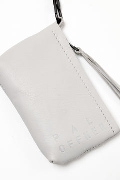 画像をギャラリービューアに読み込む, PAL OFFNER KEY BAG with STRAP HOLDER / CALF LEATHER (CEMENT)