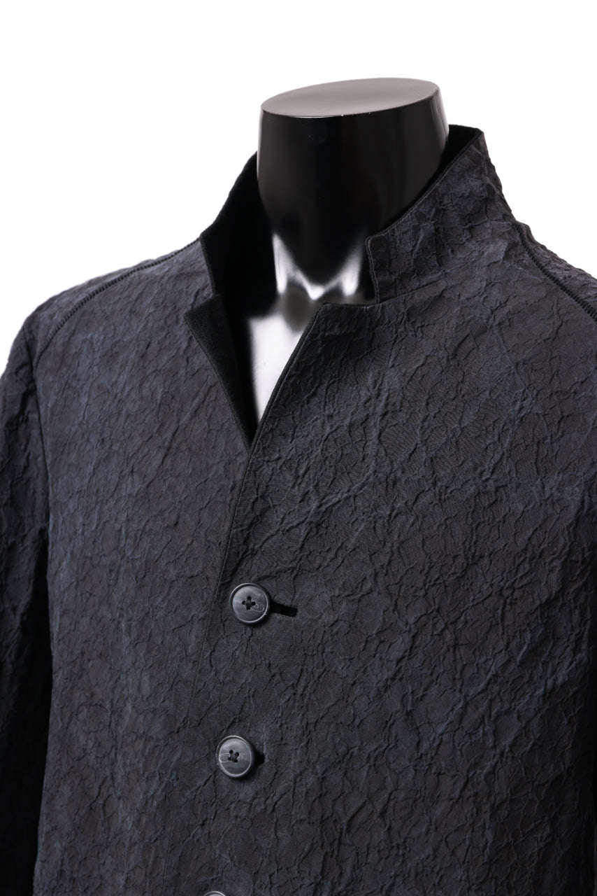 画像をギャラリービューアに読み込む, SOSNOVSKA STEEL SHEET TRENCH COAT (BLACK)