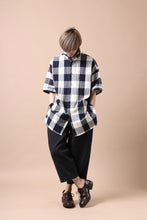画像をギャラリービューアに読み込む, forme d'expression Short Sleeve Oversized Shirt (Big Check)