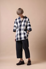 画像をギャラリービューアに読み込む, forme d'expression Short Sleeve Oversized Shirt (Big Check)