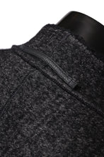 画像をギャラリービューアに読み込む, SOSNOVSKA CASHMERE MELANGE LONG JACKET (BLACK MIX)