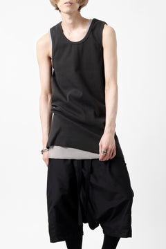 画像をギャラリービューアに読み込む, N/07 MINIMAL TANK TOP / ALL STAR BARE TELECO (DARK GREY)