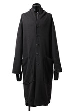 画像をギャラリービューアに読み込む, SOSNOVSKA FALLEN SLEEVES COAT (BLACK)