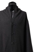 画像をギャラリービューアに読み込む, SOSNOVSKA FALLEN SLEEVES COAT (BLACK)