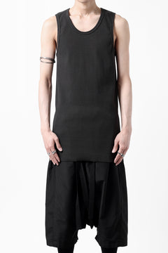 画像をギャラリービューアに読み込む, N/07 MINIMAL TANK TOP / ALL STAR BARE TELECO (DARK GREY)