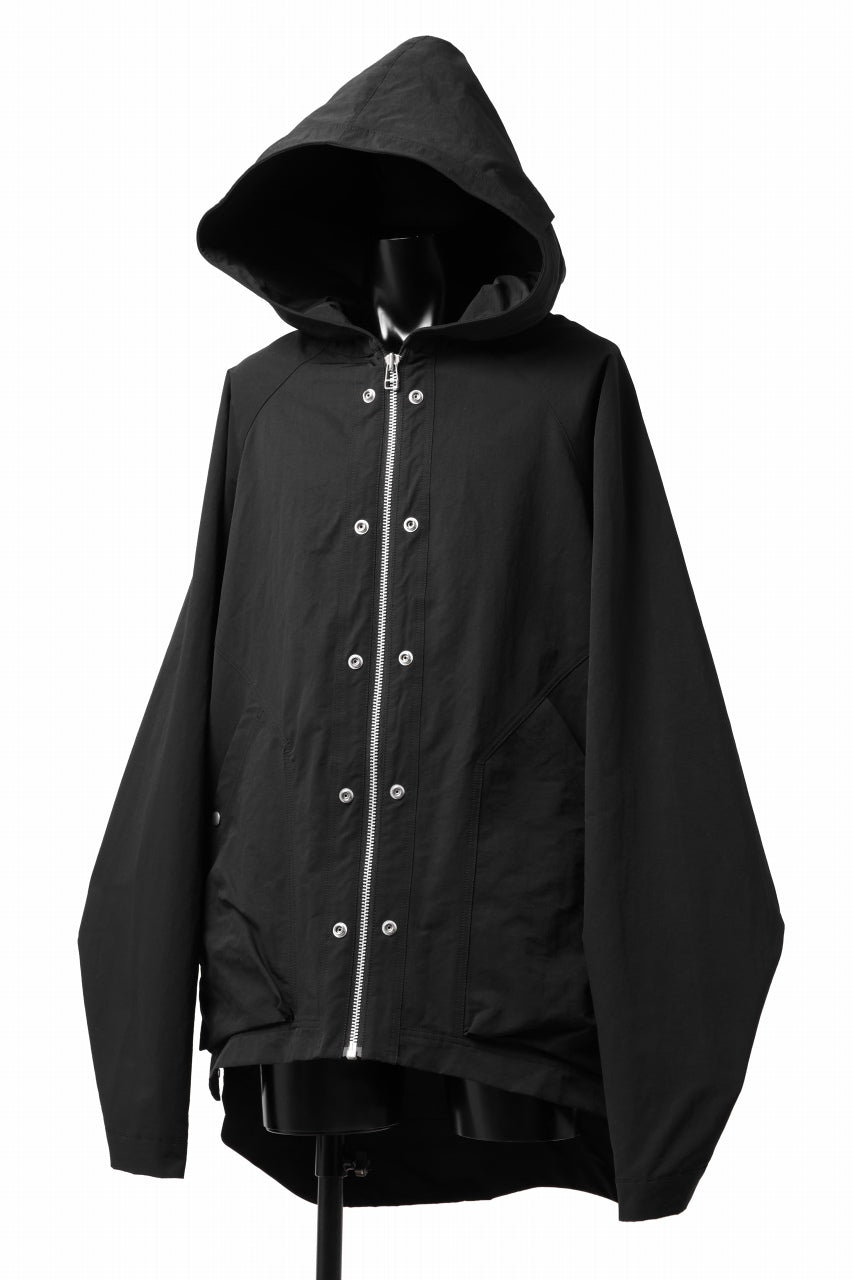 画像をギャラリービューアに読み込む, A.F ARTEFACT OVER SIZED HOODIE BLOUSON (BLACK)