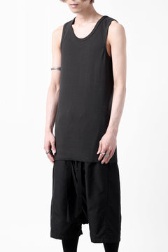 画像をギャラリービューアに読み込む, N/07 MINIMAL TANK TOP / ALL STAR BARE TELECO (DARK GREY)