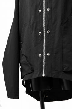 画像をギャラリービューアに読み込む, A.F ARTEFACT OVER SIZED HOODIE BLOUSON (BLACK)