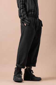 画像をギャラリービューアに読み込む, Hannibal. 7/8 Trousers / wali 216. (VINTAGE BLACK)