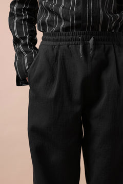 画像をギャラリービューアに読み込む, Hannibal. 7/8 Trousers / wali 216. (VINTAGE BLACK)