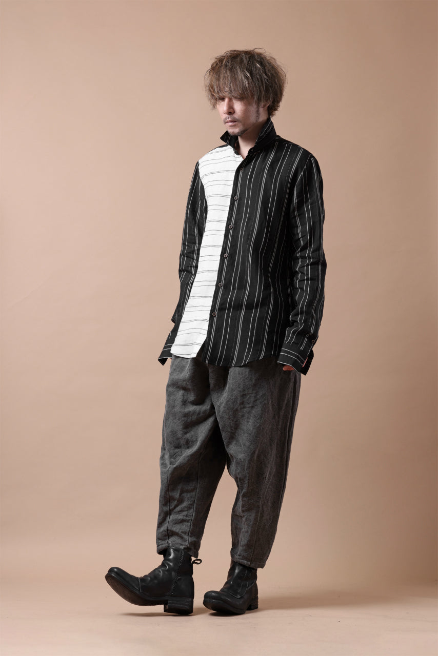 画像をギャラリービューアに読み込む, YUTA MATSUOKA exclusive easy darts pants / high-density linen jp paper (bincho ink black)