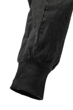Load image into Gallery viewer, thomkrom DROP CROTCH JOGGER PANTS / DYEING ELASTIC WOVEN (BLACK OIL)