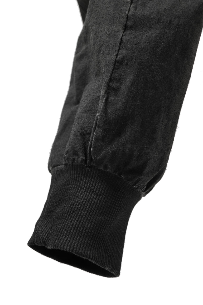 Load image into Gallery viewer, thomkrom DROP CROTCH JOGGER PANTS / DYEING ELASTIC WOVEN (BLACK OIL)