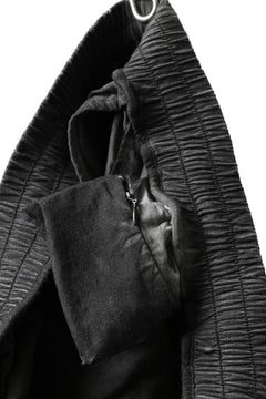 Load image into Gallery viewer, thomkrom DROP CROTCH JOGGER PANTS / DYEING ELASTIC WOVEN (BLACK OIL)