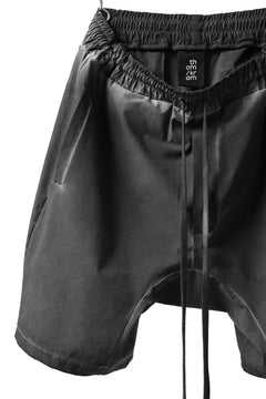 画像をギャラリービューアに読み込む, thomkrom DROP CROTCH SHORTS / DYEING ELASTIC NYLON (BLACK OIL)